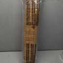 LazBlinds No Tools No Drill Cordless Bamboo Roman Shades, Light Filtering Window Treatment, Roll Up Bamboo Blinds for Window 22'' W x 64'' H, Brown