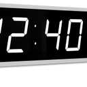 Ivation Oversized Digital Wall Clock with Large LED Display & Timer, 48"
