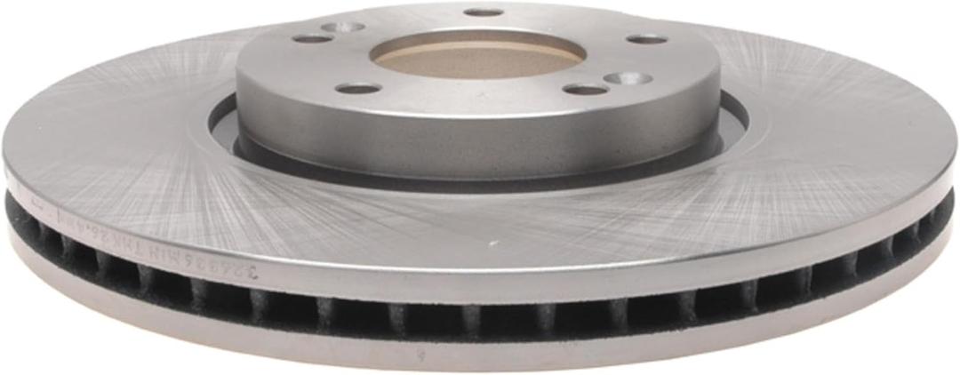 ACDelco Silver Front Brake Rotor 18A2419A | GM 19255502 Brake Rotors for Select Hyundai Sonata, Tucson, Veloster, Kia Sportage, Kia Optima, Forte, Forte Koup, Rondo, and more