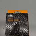 Misxi 2 Pack Tempered Glass Case Compatible for Apple Watch Series 11 (2025) Series 10 46mm, Hard PC Screen Protector Overall Protection Scratch-Resistant Cover for iWatch, 1 Blue + 1 Transparent