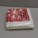 Tinideya Christmas Snowflake Bath Mat Non-Slip Absorbent Bathroom Rug Xmas Winter Holiday 20x32 Inch Soft Plush Bath Mats for Indoor Living Room Bedroom Decor