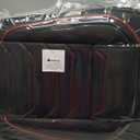 Fit RAV4 Car Seat Covers for Select Toyota RAV4 2013-2024 2025/RAV4 Hybrid - Full Coverage Leather, Waterproof & All Weather Seat Cushion Protector, Full Set, Black with Red Trim