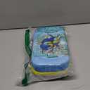 Innovative Designs Sonic the Hedgehog Pencil Case Set with Stickers and Gel Pens for Kids, Molded with Zip Closure, Blue