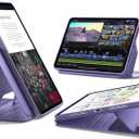 ESR for iPad Pro 13 Inch Case (M5/M4) 2025/2024, Rotating Case with Removable Magnetic Cover, Adjustable Portrait/Landscape Stand, 9 Standing Angles, Shift Series, Purple