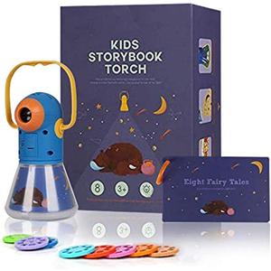 Kids Multifunctional Story Projector, Night Lights Projector Storybook Toy, Educational Toys Gifts for 3-12 Year Old Boys/Girls