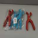 4PCS Hot Plate Gripper Tongs,Multi-Function Anti-Scald Bowl Clip,Silicone Non-Slip Hot Dish Plate Holder Tongs,Kitchen Silicone Anti Slip Clip,Kitchen Utensil for Bowls,Pans,Dishes-Microwave&Oven Safe