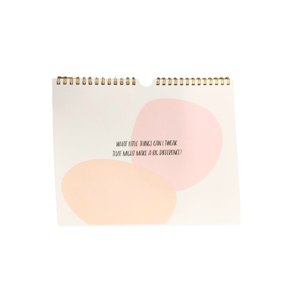 Habit Tracker Calendar, Habit Tracker Journal with Spiral Binding, 12 Months Undated Daily Weekly