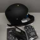 Youth Dirt Bike Helmet DOT Certified - Full Face Motorcycle Helmet for Off-Road, ATV, Street Riding, Includes Adjustable Goggles & Protective Gloves (Medium, BLACK)