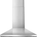 SNDOAS 24 inch Range Hood,Stainless Steel Oven Vent Hood,Wall Mount Kitchen Hood,Ducted/Ductless Chimney-Style Kitchen Exhaust Hood with Push Button Control,Stove Vent Hood with 3-speed Fan