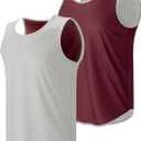 Liberty Pro Men's Reversible Basketball Jersey Workout Tank Top