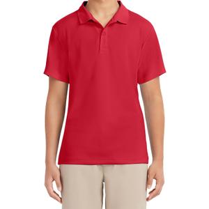 Izod Mens Short Sleeve Performance Polo Shirt (Red, L)