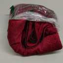 Encasa XO Luxury Embossed Velvet Throw Pillow Covers - Plush Cushion Covers for Elegant Living Rooms & Bedrooms, Machine Washable, 20"x20" Maroon | Set of 2 | Covers Only No Insert