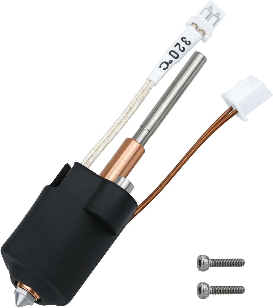 3D Printer Hotend k1 K1c Ceramic Hotend Kit Unicorn Quick Swap Nozzle for K1 Max K1C 3D Printer,xirbbo Upgrade All Metal Integrated Extruder Hot End Replacement