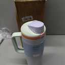 Owala FreeSip Tumbler - Stainless Steel - 40-oz. - Mint/Purple Beach House