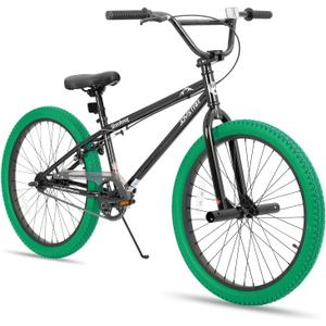 JOYSTAR Brockway Freestyle Kids BMX Bikes 20" 24" Kids Bicycles for 6-14 Years Old Boys Girls and Beginner-Level Riders 2 Pegs Multiple Colors, 24 Inch Wheels