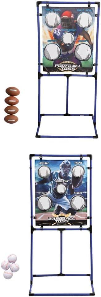 Sport Squad Target Toss Game Set Football + Sport Squad Target Toss Game Set Baseball