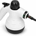 TICYACK Handheld Steam Cleaner, Steam Cleaner with 16 PCS Accessory & Safety Lock, Capacity, Multi-Surface Deep Cleaning for Home, Car, Bathroom, Grout, Floor, Window(White/ Black)
