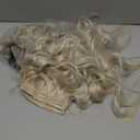 REECHO Clip in Hair Extensions, 4PCS Blonde Hair Extensions 24" Thick Long Beach Waves hair extensions HE003 Invisible Lace Weft Natural Soft Hairpieces for Women  Platinum Blonde