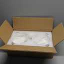 Ceramic Dog Bowls, 3.5 Cups Dog Food and Water Bowl Set for Medium Dogs with Wooden Stand and Non-Slip Silicone Food Mat, Weighted Embossed Cute Puppy Bowls Feeding Dishes Set of 2, 32 OZ (4 .0 Cups)