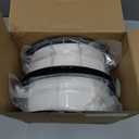 Creality PLA Filament 1.75mm White 2KG, 2 Pack 3D Printer Filament, Bundle 2Kg for 3D Printing,No-Tangling Strong Bonding,Dimensional Accuracy +/- 0.02mm,Fits for Most FDM 3D Printers (White & White)