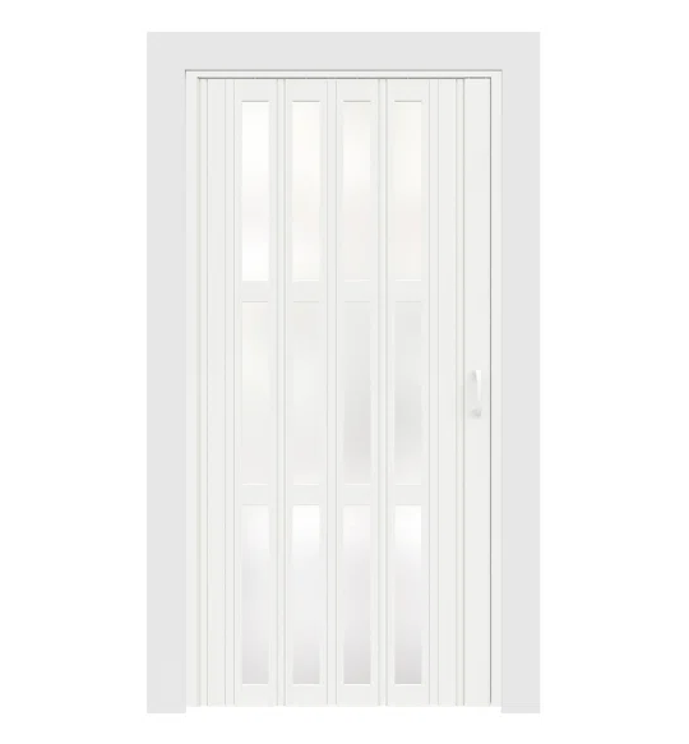 36“ x 80“ Paneled PVC/Vinyl Accordion Door