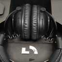 Logitech G Pro X Wired Gaming Headset: Blue VO!CE Detachable Boom Mic, DTS 7.1, 50 mm Drivers, USB/3.5mm Aux, Spare Memory Foam Ear Pads, USB DAC & Bag Included - Black