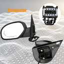 Left Power Heated Side View Mirror Compatible with Avalanche Sierra 1500 Silverado 1500 Suburban 1500 Tahoe Yukon 20809948