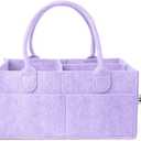 Mr. Pen- Baby Diaper Caddy Organizer, lavender dream, Nursery Storage Bin and Car Organizer for Diapers and Baby Wipes, 1 Pack, Regular