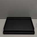 LotFun 17" x 13" Carbon Steel Cooking Griddle for Outdoor Gas Grill, Universal Griddle Flat Top Plate Insert with Grease Groove and Removable Handles for Electric/Charcoal/Gas Grill, Camping,Party