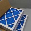 Nordic Pure 14x25x2 (Actual Size: 13 1/2 x 24 1/2 x 1 3/4) Pleated Air Filters MERV 7 Plus Carbon 3 Pack