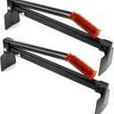 Set of 2 Brick Tongs, Adjustable Brick Tongs, Work Tools Brick Clamps Soft Handle, Bricks Lifting Carrying Carrier Brick Lifter, Paver Claw for Lifting
