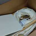 efluky Laundry Hamper with Lid, Double Laundry Hamper with 2 Removable Bags, 2 Section Laundry Basket with Bamboo Handles for Bathroom, Bedroom & Laundry Room, 140L (36.9 Gallon) Beige