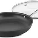 Cuisinart Chef's Classic Nonstick Hard Anodized 12" Nonstick Skillet with Glass Cover