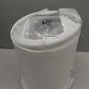 Clara Clark Bathroom Set - White Bathroom Accessories Set, Bathroom Sets with Shower Curtain and Rugs, 23PC Shower Curtain Set with Liner, Soap Dispenser, Soap Dish, Toilet Brush Holder, and Trash Can