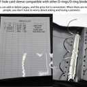 sale Card Display Album,100 pockets and 100 label papers,Used for retail,craft fairs trade shows sell holiday greeting card,postcard,photo,sticker,finished paintings,CD disc (turquoise)