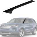 CARMOCAR Outer Windshield Pillar Trim Panel Molding Front Left (Driver Side) Replacement for 2011-2019 Ford Explorer 4 Door Utility Replaces BB5Z7803136AA BB5Z-7803145-AA BB5Z-7803137-AB 1 Pack (Outer(Left 1 PACK))
