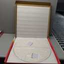 Half-Moon Ceramic Heat Deflector Plates for Kamado Joe Big Joe I, II, III - 19.8 Inch Pizza Stone - Kamado Joe Accessories and Replacement Parts by Smoker Chef - 2-Pack