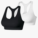 Hanes Womens Sport Compression Racerback Sports-Bra, L