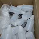 Eccliy 20 Pack 16oz Empty Spray Bottles, Leakproof Cleaning Bottles with Measurement and Adjustable Nozzle for Housekeeping, Commercial Use(Cylinder,Gray Spray Head)