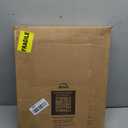 Bemis 500EC Durable Wood Toilet Seat with Easy Clean Hinges, Made in USA, Round, Biscuit