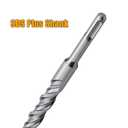 1-3/8 inch X 18 inch SDS Plus Rotary Hammer Drill Bit, Concrete Drill Bit for Concrete, Brick, Cement and Stone, 18 inch Length (18" Length, 1-3/8" Diameter)