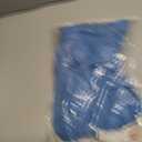 Women's Square Neck Short Sleeve Summer Ruched Bodycon Mini Dress Side Drawstring Clubwear Casual Dresses (Blue, M)