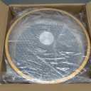 Golden Glass Coffee Table Creative Side Corner Transparent Tabletop, Modern and Simple Coffee Multi-Functional Suitable for Living Room, Small Size