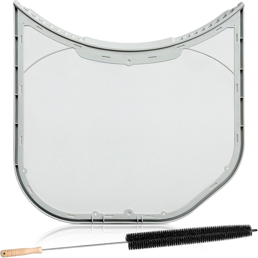 ADQ56656403 Dryer Lint Filter Replacement for LG Dryer & WashTowers, Durable Dryer Lint Screen Trap with Dryer Vent Lint Brush - Replaces ADQ56656403 AP4457244 1462822 AP7012980 PS16546780