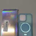 CHAOFEnG Magnetic Compatible with iPhone 14 Pro Max Case with Stand, Teal Green