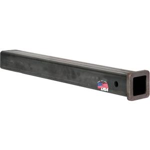 Buyers Products RT25824 2 Inch Plain Receiver Tube with 24 Inch Shank, Weld-On Carbon Steel Towing Truck & Trailer Hitch Receiver with Cast Steel Collar, 5/8 Inch Pin Hole, Plain Finish