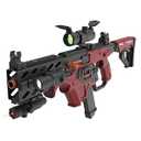 SOFITEN Toy Foam Blaster Guns Automatic Sniper Rifle Tactical Vest Toy Foam Blaster with 120 Darts IR and Flashlight The Shooting Outdoor Activity Game Gifts for 14+ Kids Men Birthday Xmas 