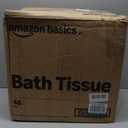 Amazon Basics 1000 Sheet 1-Ply Bath Tissue, 48 Rolls (4 Packs of 12), Septic Safe
