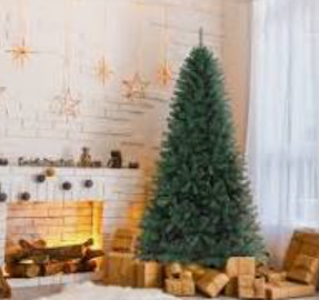 Vebreda Christmas Tree 6ft Artificial Hinged Xmas Tree