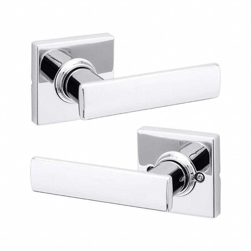 KWIKSET Door Lever Lockset: Passage Lever Locksets/Storeroom Lever Locksets, Chrome